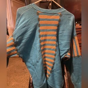 Blue Woman Saint Laurent sweater